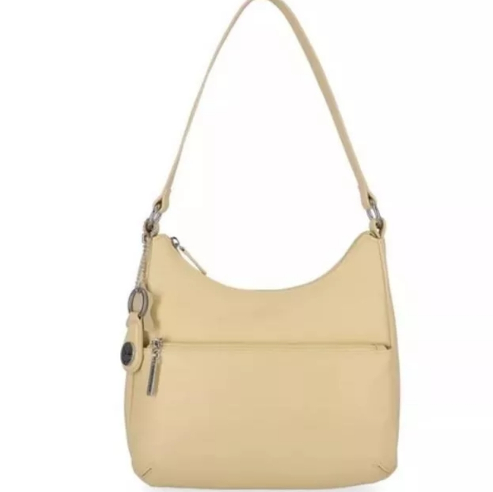 NWT $129 Giani Bernini Women's Nappa Leather Hobo Bag Wheat